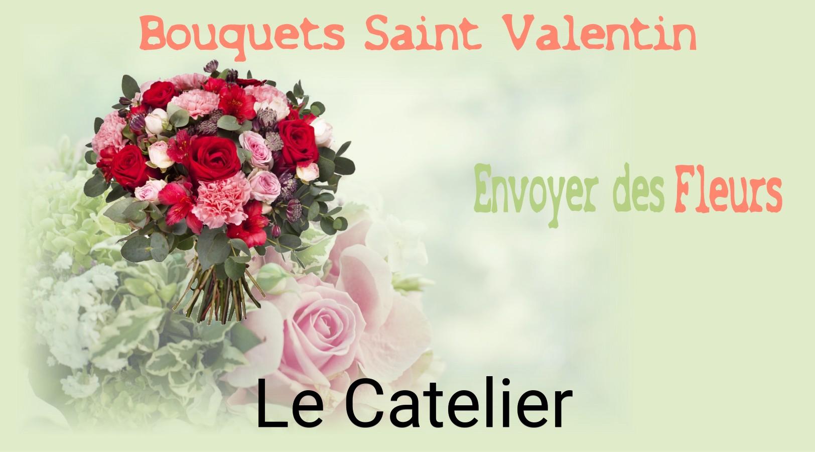 Roses de Saint-Valentin livrées à Le Catelier